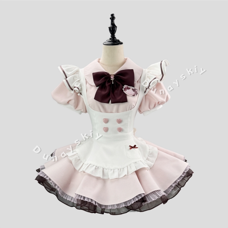 Anime Cosplay Plus Size - Sweet Lolita Maid Cosplay Dress Plus