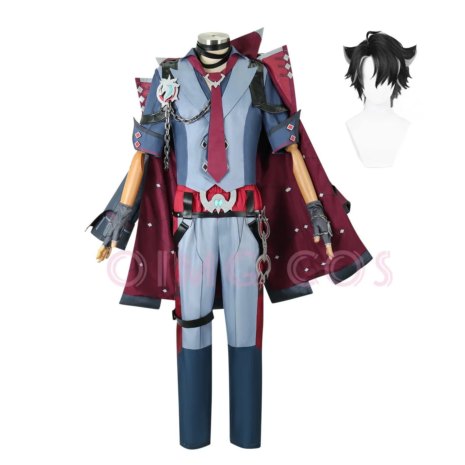 Anime Cosplay In Chinese - Genshin Impact Wriothesley Cosplay Costume Uniform