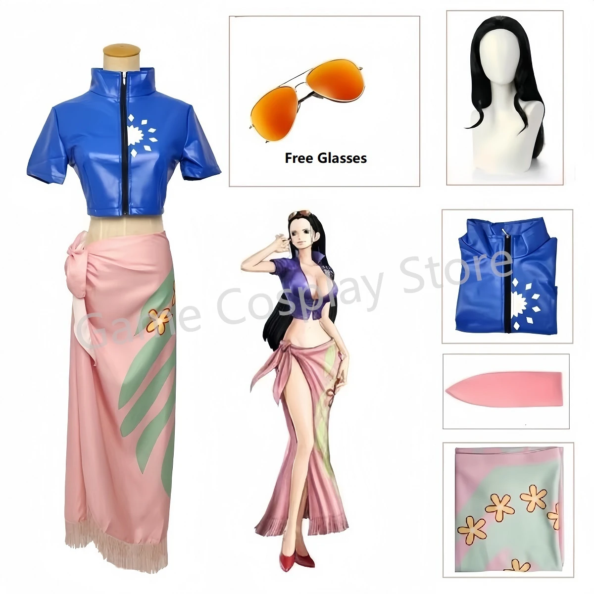 Violet Evergarden Dress - Nico Robin Cosplay Costume Dress Outfits