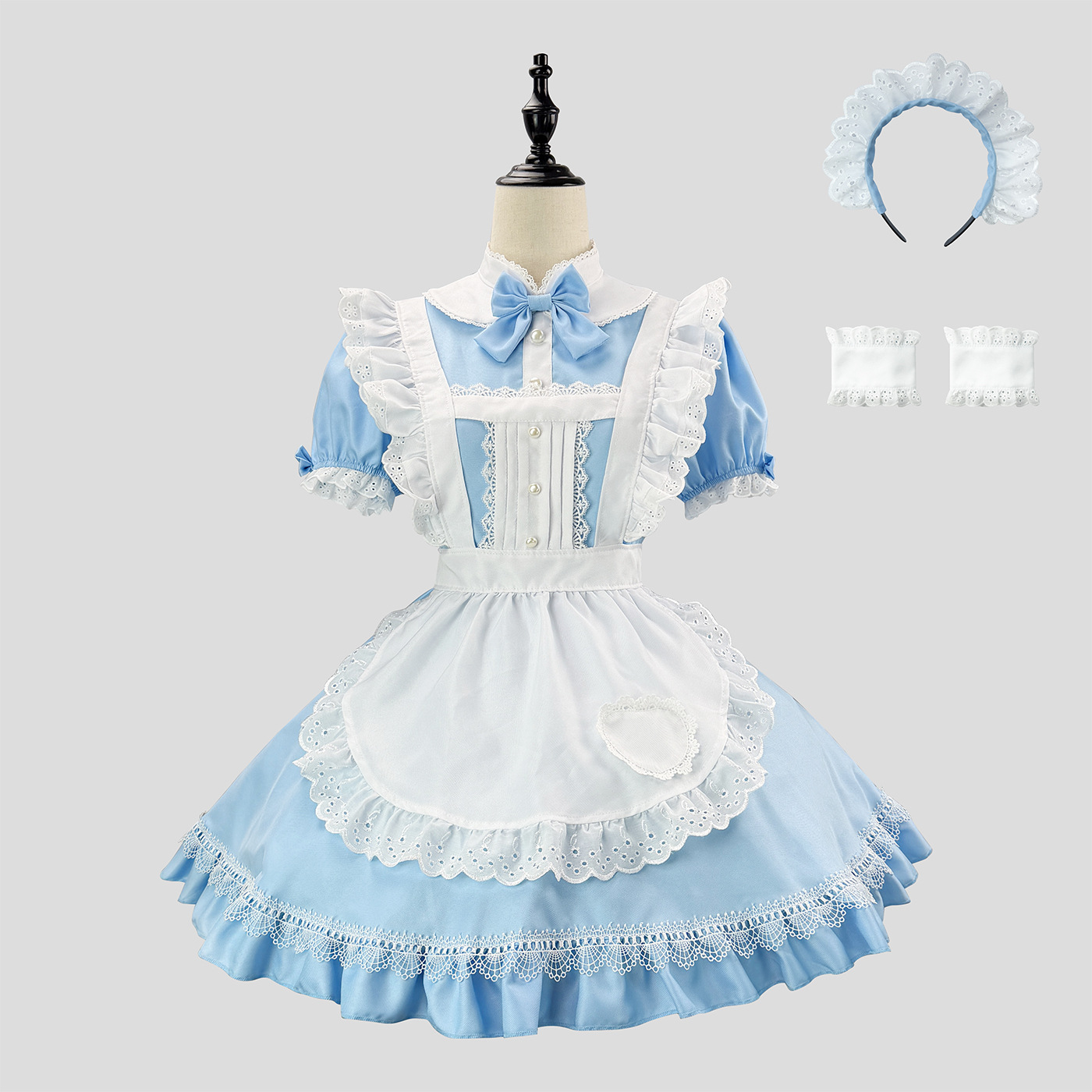 Anime Cosplay Plus Size - Women Lovely Cute Lolita Maid Costumes