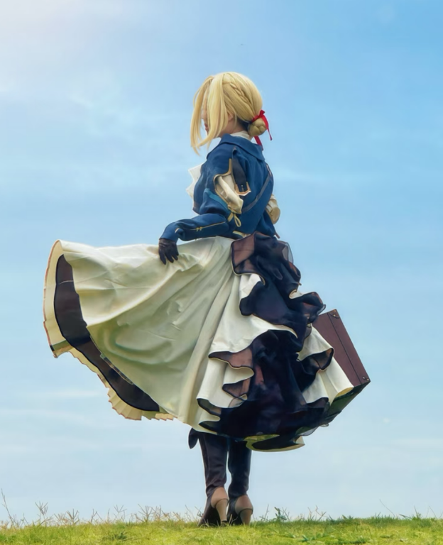 Violet Evergarden Dress - Violet Evergarden Cosplay Costume Anime Violet