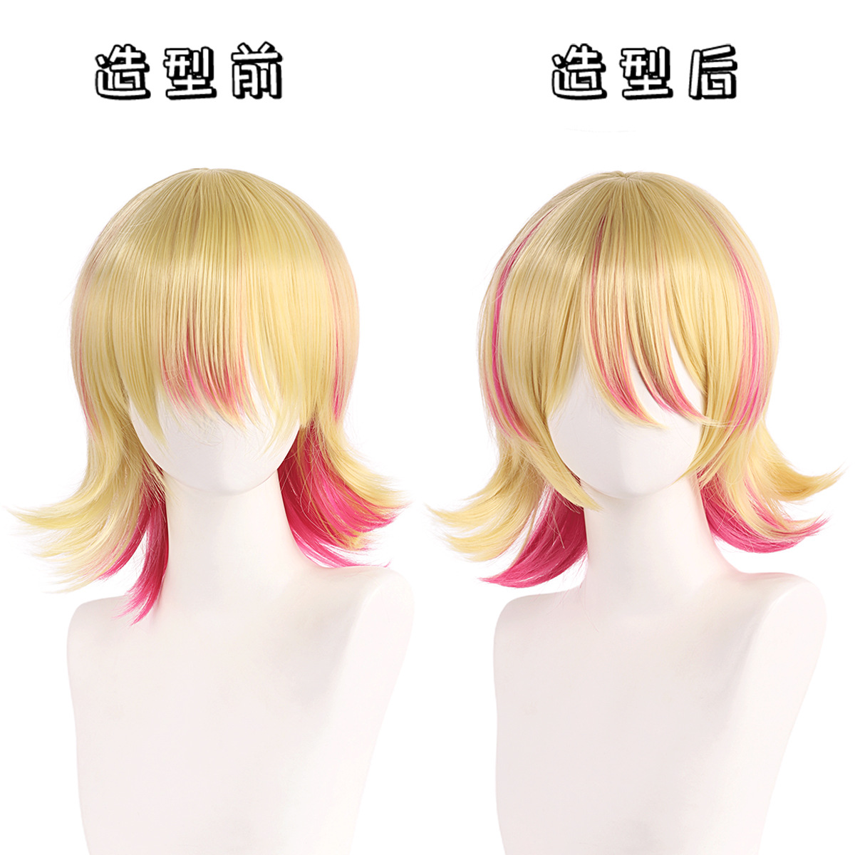 Synthetic Cosplay Wig Short Bl - огляд і ціна Anime Cosplay Duo