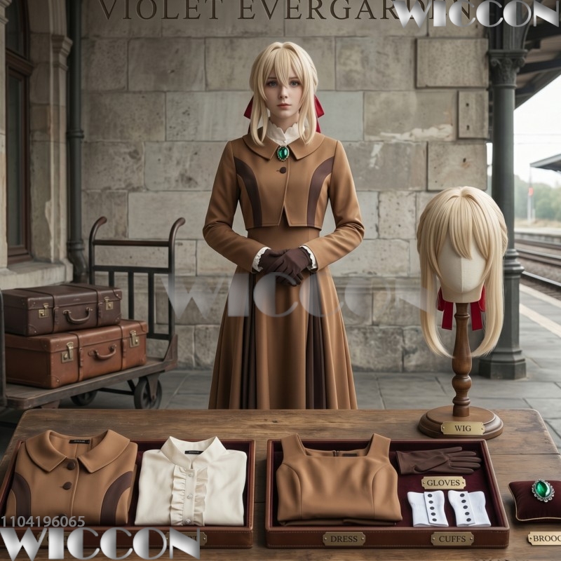 Violet Evergarden Cosplay Cost - огляд і ціна Violet Evergarden Dress
