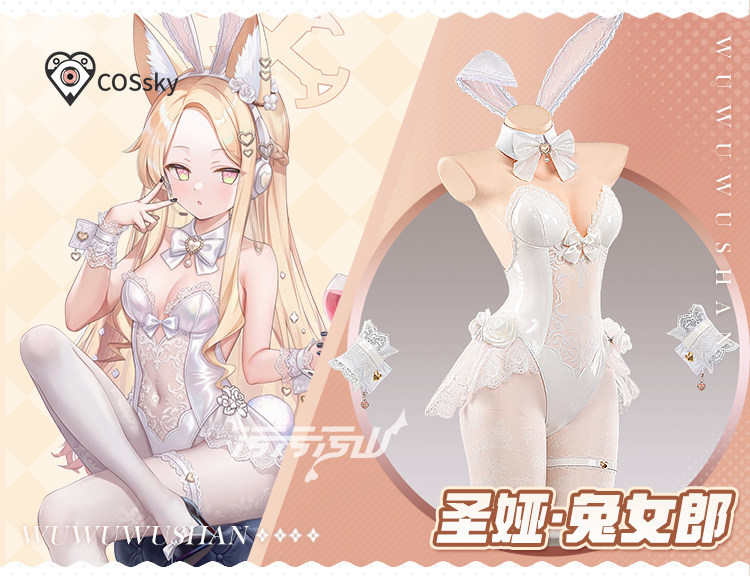 Yurizono Seia Cosplay Costume  - огляд і ціна Anime Cosplay Bunny